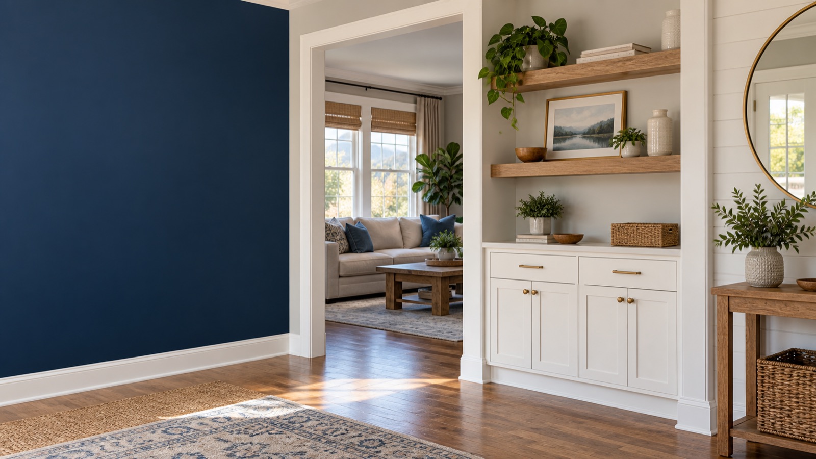 An organized home upgrade with useful storage