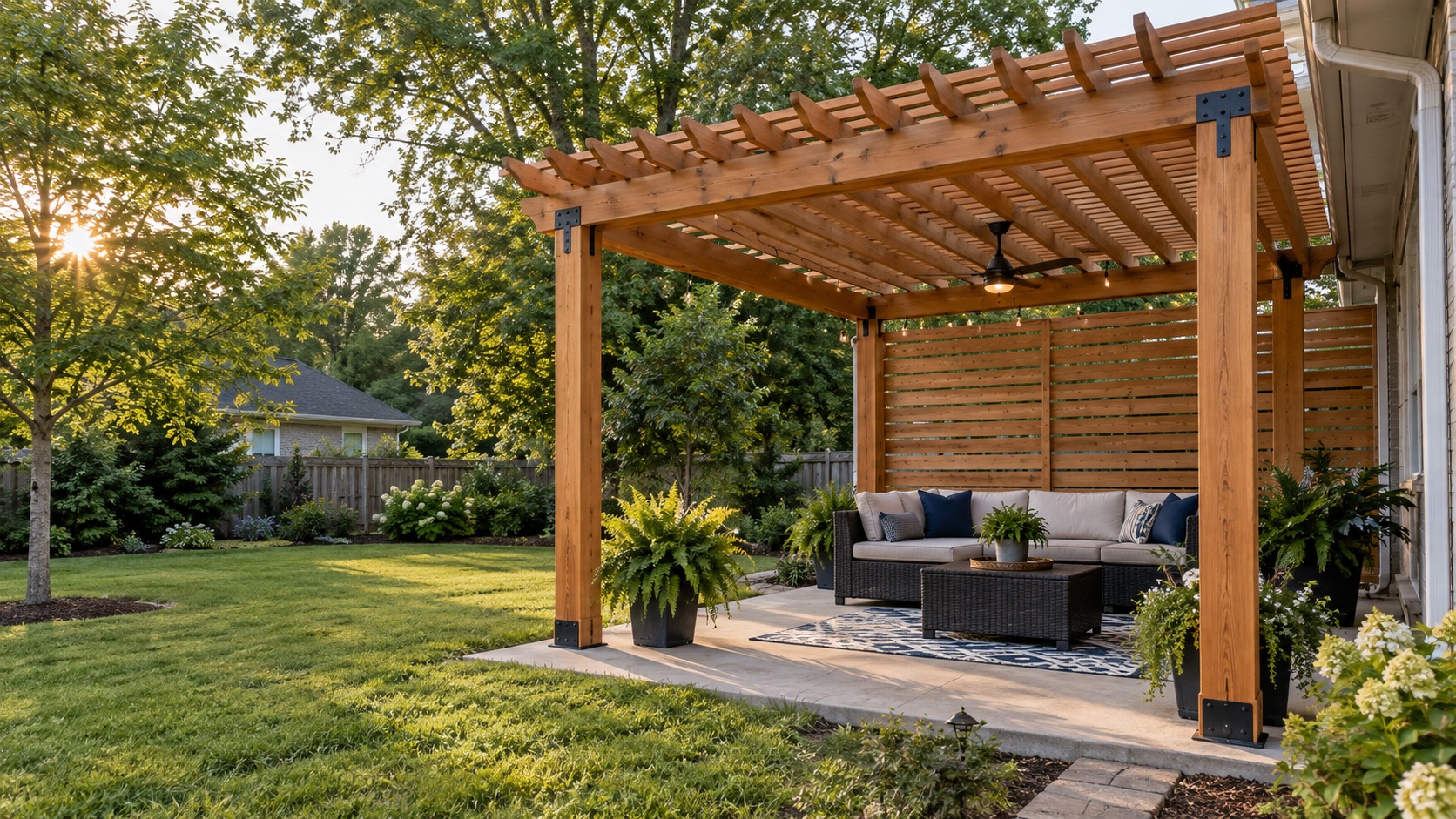 Pergola, shade, and privacy-screen design inspiration